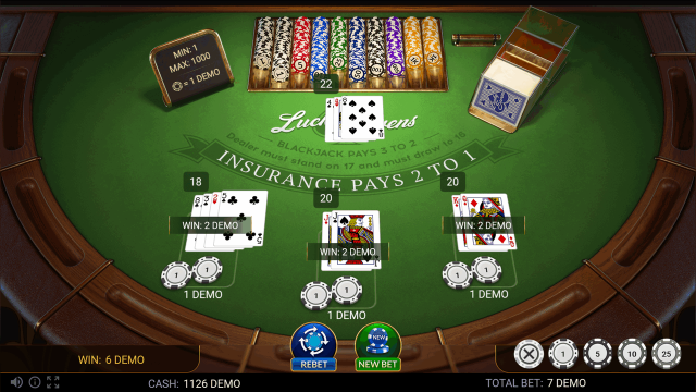 Blackjack Lucky Sevens - скриншот 10