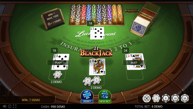Blackjack Lucky Sevens - скриншот 5