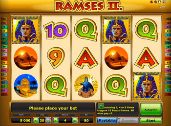 Ramses 2 Deluxe в казино Вулкан 24